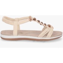 stand-prive.com Sandales à empiècement perles en bois - Beige beige 36 female