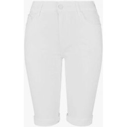 stand-prive.com Bermuda uni push up à revers coupe droite - Blanc blanc 38 female