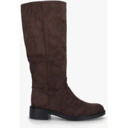stand-prive.com Bottes surpiqûres apparentes en suédine - Chocolat chocolat 36 female