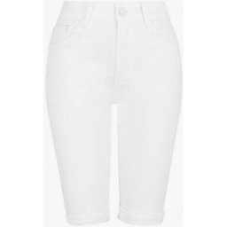 stand-prive.com Bermuda push up uni à ourlets - Blanc blanc 38 female