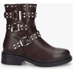 stand-prive.com Bottines strassées et cloutées en simili - Chocolat chocolat 36 female