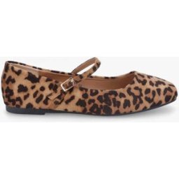 stand-prive.com Ballerines style babies en suédine imprimé léopard - Camel camel 36 female