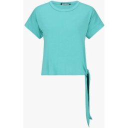 stand-prive.com Top manches courtes à noeud - Turquoise turquoise 36 female