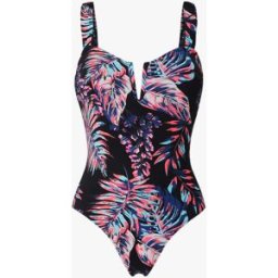 stand-prive.com Maillot de bain imprimé plantes tropicales - Noir noir 36 female