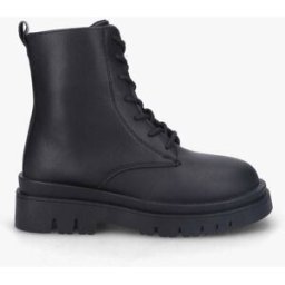stand-prive.com Boots en simili à lacets - Noir noir 36 female