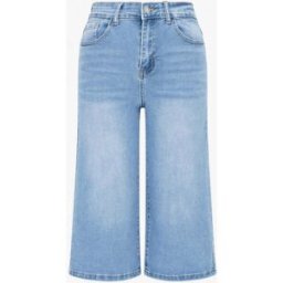 stand-prive.com Bermuda droit en jean à taille haute - Bleu clair bleu-clair 36 female