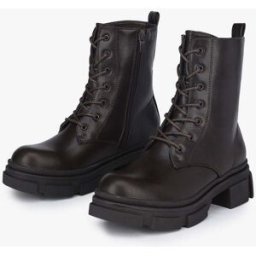 stand-prive.com Boots montantes à gros crans et lacets - Marron marron 36 female