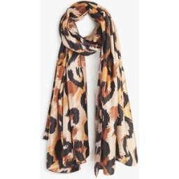 stand-prive.com Foulard à imprimé léopard stylisé - Camel camel T.U female