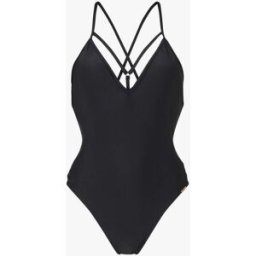 stand-prive.com Maillot de bain ajouré à liens à nouer - Noir noir 36 female