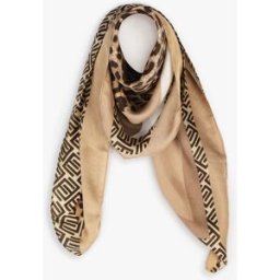 stand-prive.com Foulard à imprimé léopard - Beige beige T.U female