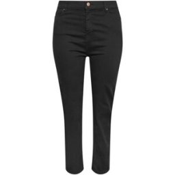 yourscurve Yours Curve RUBY Straight Leg Jean Noir FR 48 L30 (EU 46 L30)