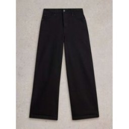 White Stuff White Stuff Ayla Wide Leg Jeans Noir FR 50 Regular (EU 48 R)