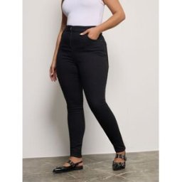 yourscurve Yours Curve Black Curve Skinny Stretch AVA Jeans Noir FR 50 L28 (EU 48 L28)