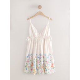lauraashley Laura Ashley Cream Elston Garden Mini Seer Sucker Slip crème FR 54 (EU 52)