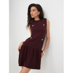 River Island River Island Pleat Hem Mini Dress rouge S (FR 38-40)