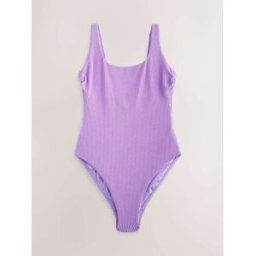 Next Col dégagé Tummy Control Maillot de bain violet FR 48 (EU 46)