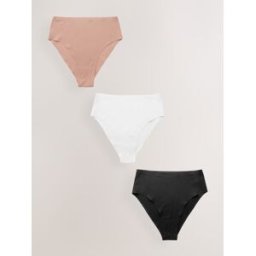 Next Culotte invisible confort sans VPL 3 Pack Noir FR 38 (EU 36)