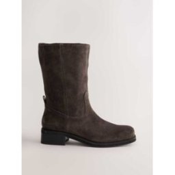 Next Bottes Forever Comfort gaucho mi-longues en cuir à enfiler Brun EU 43 (UK 9 W)