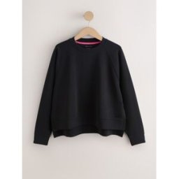 Next Sweat-shirt à Manches longues à Col rond en laine Noir M (FR 42-44)