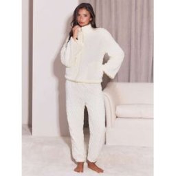 Lipsy Ensemble deux pièces Lipsy Vêtements d'intérieur crème FR 42 (EU 40)
