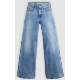 levis Levi's 728 High Waisted Wide Leg Jeans bleu 28W x 30L (UK W28 L30)