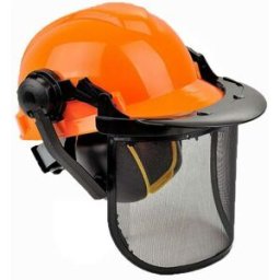 Ama Casque de protection avec visière et écouteurs