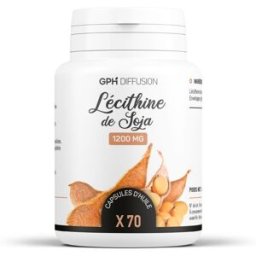 Gph Diffusion Capsules de Lécithine de Soja - 70 capsules dosées à 1200mg