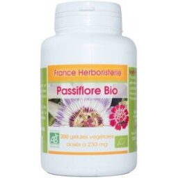 France Herboristerie 200 gélules PASSIFLORE BIO AB dosées à 230 mg.