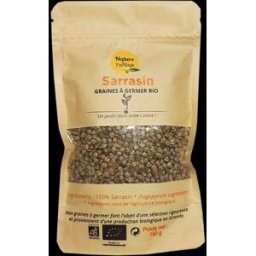Nature et Partage Graines à germer bio de Sarrasin –150 g
