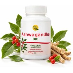 Ashwagandha Bio Nature et Partage – 120 gélules de 400 mg – Titré à 5 % de withanolides