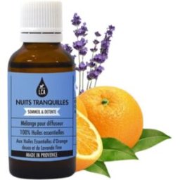 LCA - Aromathérapie Nuits tranquilles - Mélange d'huiles essentielles à diffuser - 30ml