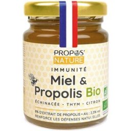 Propos' Nature Mélange Miel et Propolis BIO - IMMUNITÉ - 125 grammes