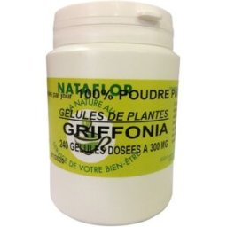 France Herboristerie GELULES GRiFFONIA dosées à 300 mg. 240 gélules.