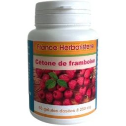 France Herboristerie GELULES Cétone de Framboise - dosées à 250mg.