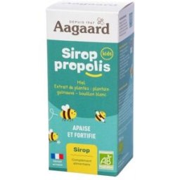 Sirop Propolis enfants - Miel, Plantain, Guimauve, Bouillon Blanc - Aagaard