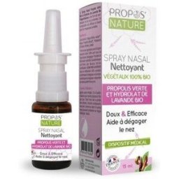 Propos' Nature Spray Nasal Propolis Verte Bio et hydrolat de Lavande Bio - 15ml