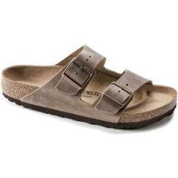 Birkenstock - Mules en cuir Arizona Oiled tabac brun 40