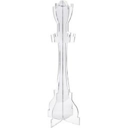 Iplex - Porte-manteau Sovrana transparent - 60x60x165 cm OS