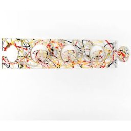 Iplex - Porte-manteau Puzzle multicolor - 56x3.5x12 cm OS