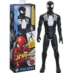 Hasbro Figurine Spider-Man en costume noir Titan Series