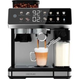 CECOTEC Machine A Café Expresso Broyeur - Power Espresso 20 Barista - 1350 W - 100g - 2,6 L - Inox / Noir
