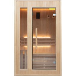 Pack Sauna Traditionnel Zen 2 France Sauna + poêle 3,5 kW et pierres (2 places)