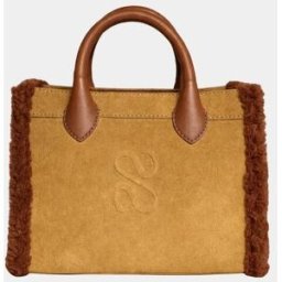 Sista Paris - Sac bandouliere Ana en cuir velvet tabac - 31 x 13,5 cm OS