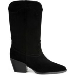 L37 - Bottes en Cuir Rock Me Slow noires - Talon 6 cm 38