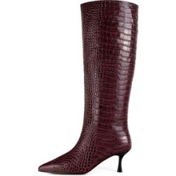 L37 - Bottes en cuir Somebody Told Me bourgogne 37