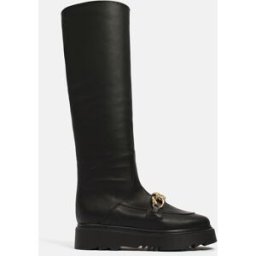 L37 - Bottes en Cuir Popstar noires 36