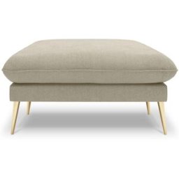 Milo Casa - Pouf Elio beige - 100x80x45 cm OS