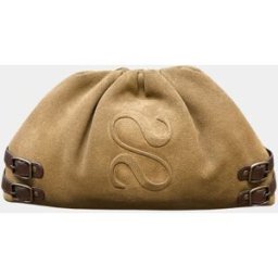 Sista Paris - Sac bandouliere souple Uniq en cuir big camargue tabac - 31 x 20 cm OS