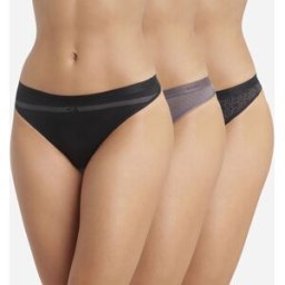 Dim - 3 Strings Les Pockets Coton Stretch noir/gris T.40/42