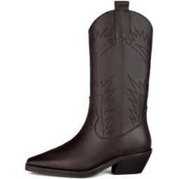 L37 - Bottes en cuir Holly Leaves marron 41
